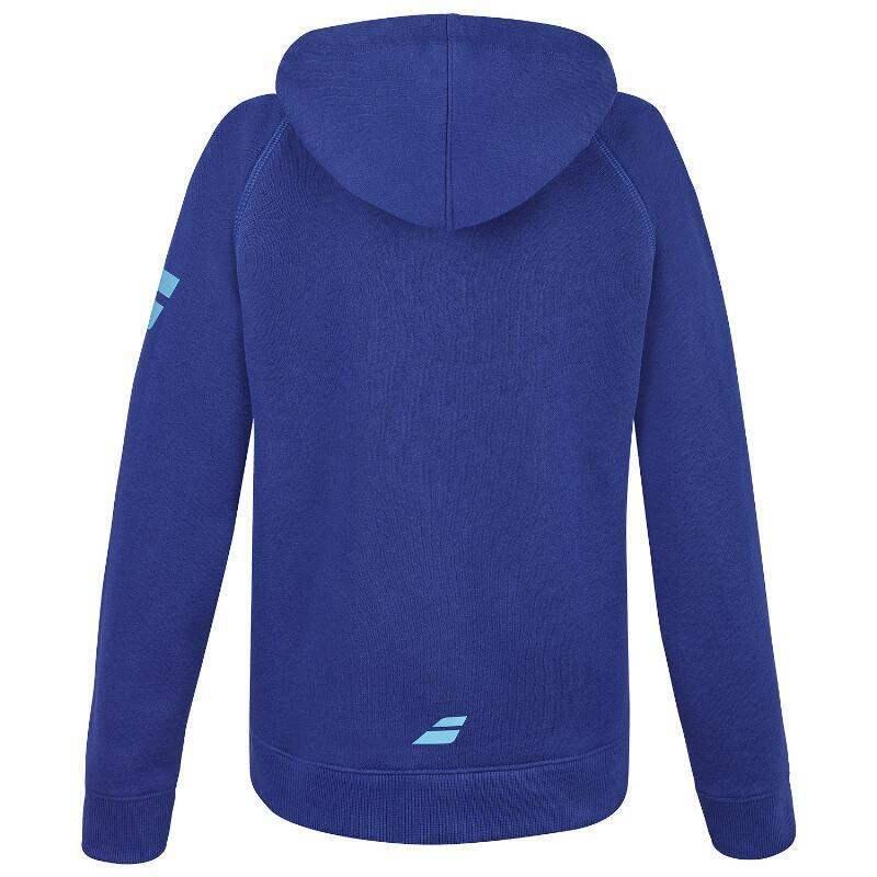 Bluza tenisowa Babolat Exercise Hood Jacket Jr 3/5