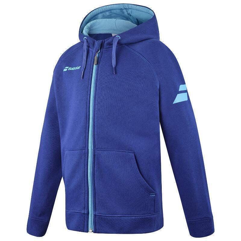 Bluza tenisowa Babolat Exercise Hood Jacket Jr 2/5