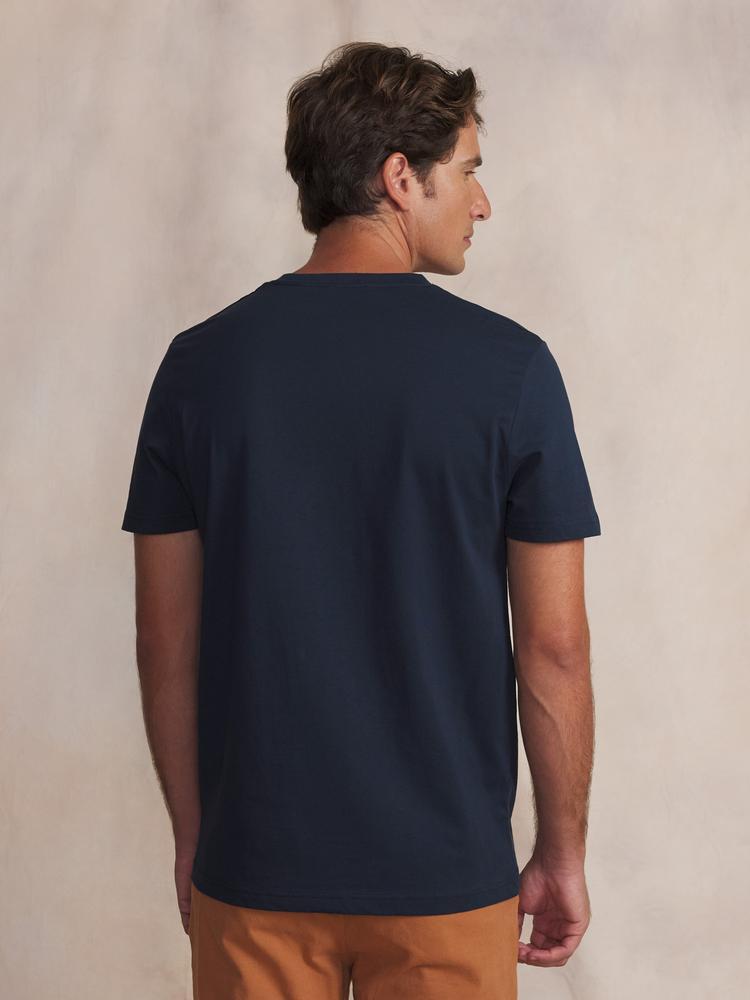 T-shirt manches courtes Homme - DANISTEE Navy 2/5