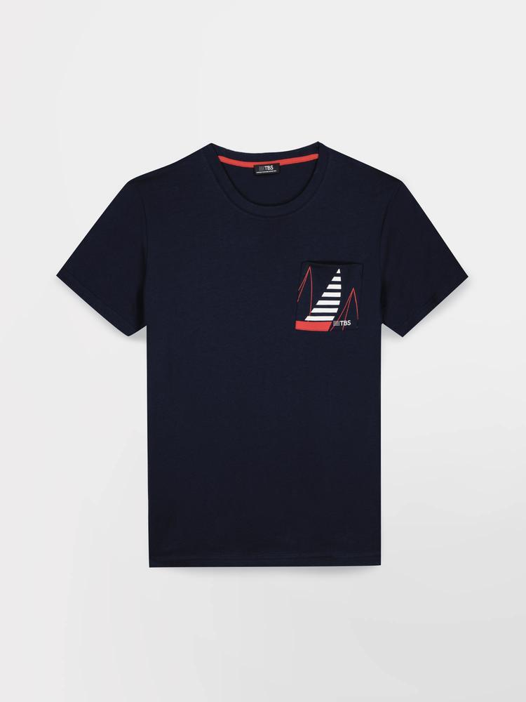 T-shirt manches courtes Homme - DANISTEE Navy 4/5
