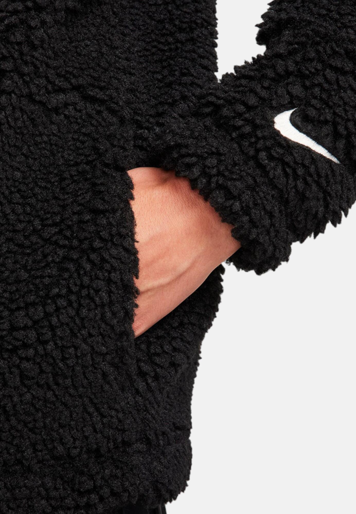 Nike Sportswear - Chaqueta W NSW LOGO  SHERPA JKT en Poliéster para mujer 4/5