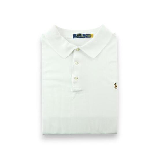 Seconde vie - Polo manches courtes Homme Blanc - Bon état