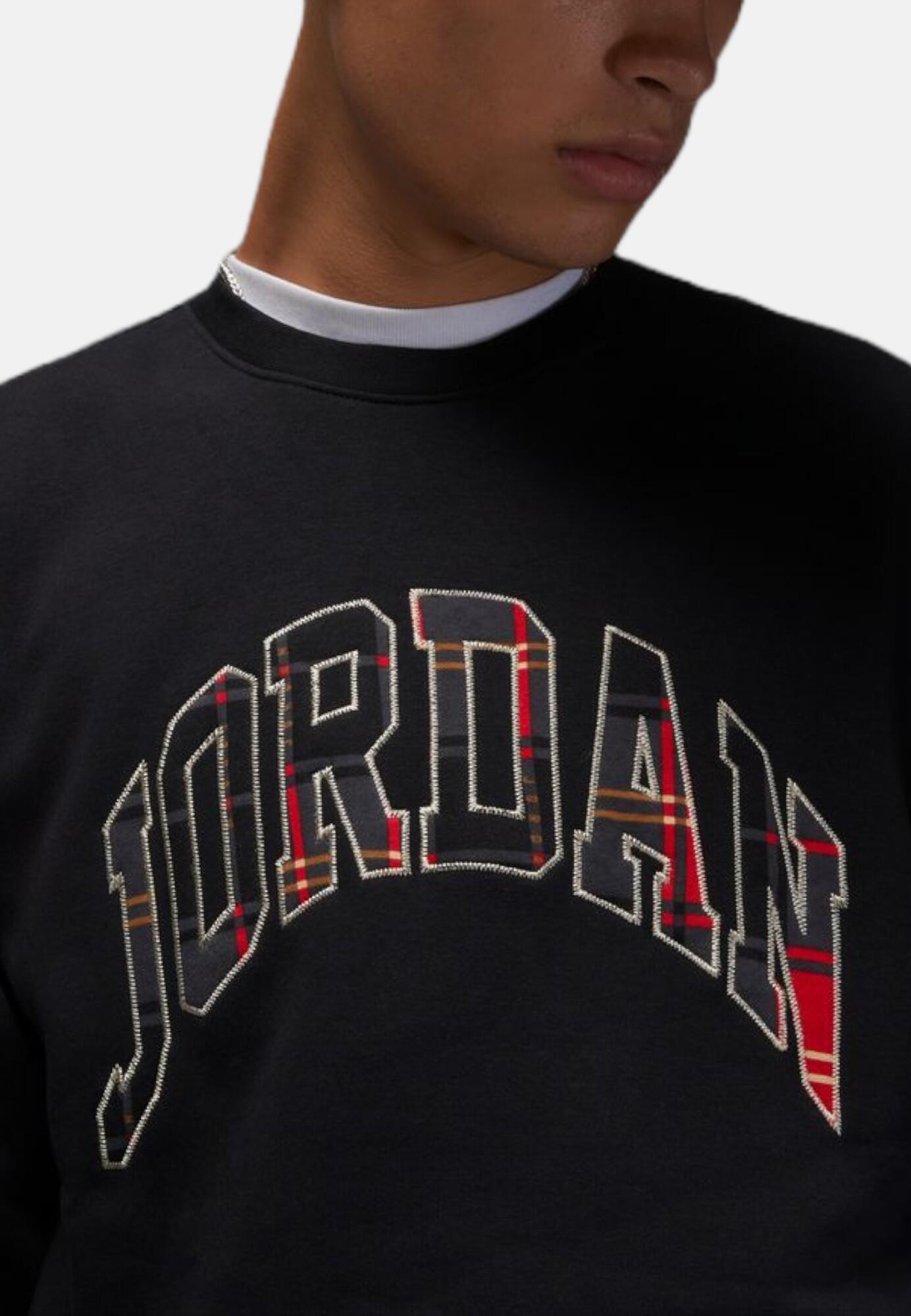 Jordan - Maglione M J ESS HOL PLD FLC CREW in cotone per uomo 3/4