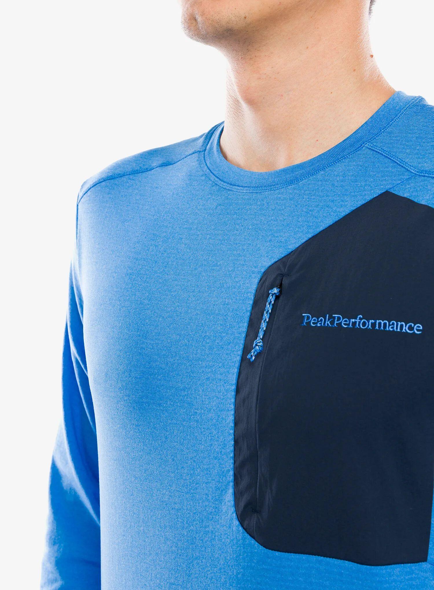 Bluza bez kaptura Peak Performance Freelight Polartec Grid 6/6