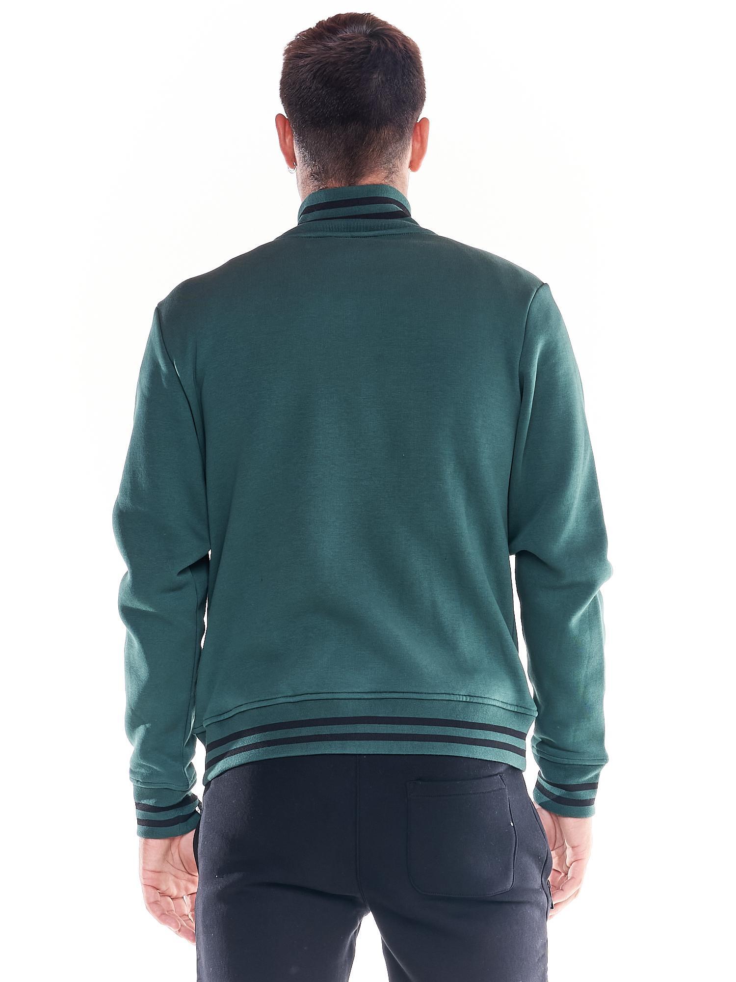 Felpa uomo full zip collo alto icona leone linea Soft Basic 4/6