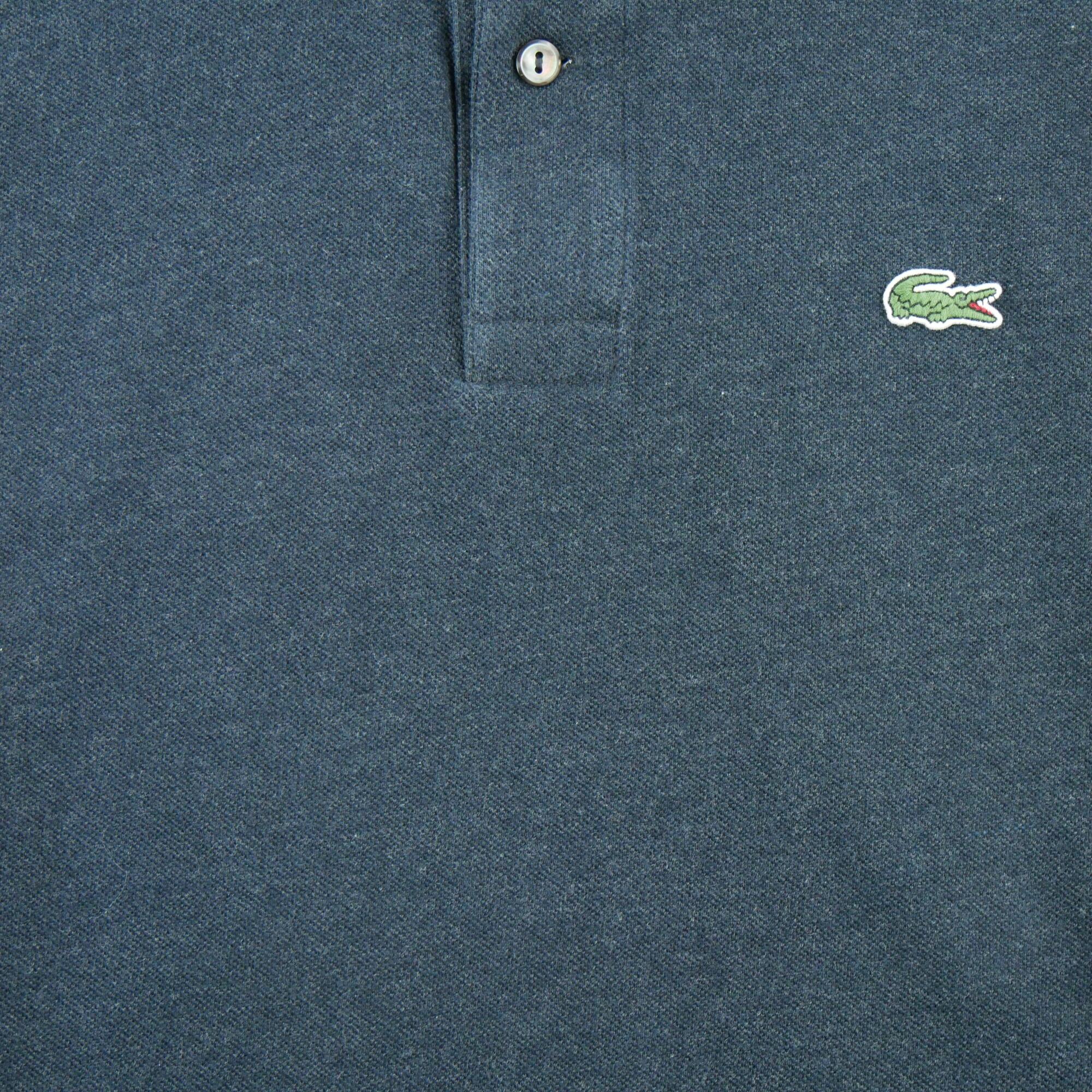 Tweedehands - Lacoste heren lange mouw polo - Als nieuw 3/5