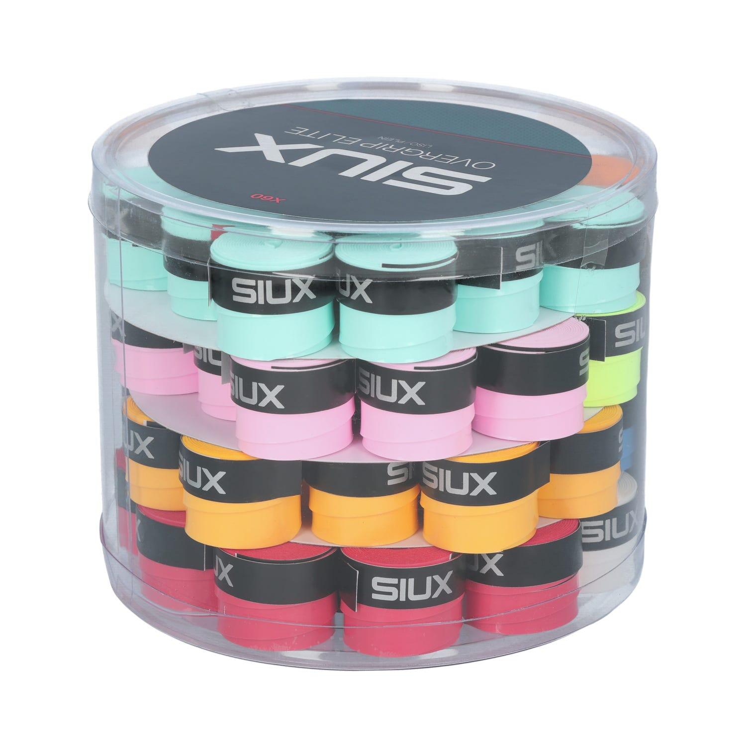 Cubo 60 Uds Overgrip Siux Elite Multicolore 2/4