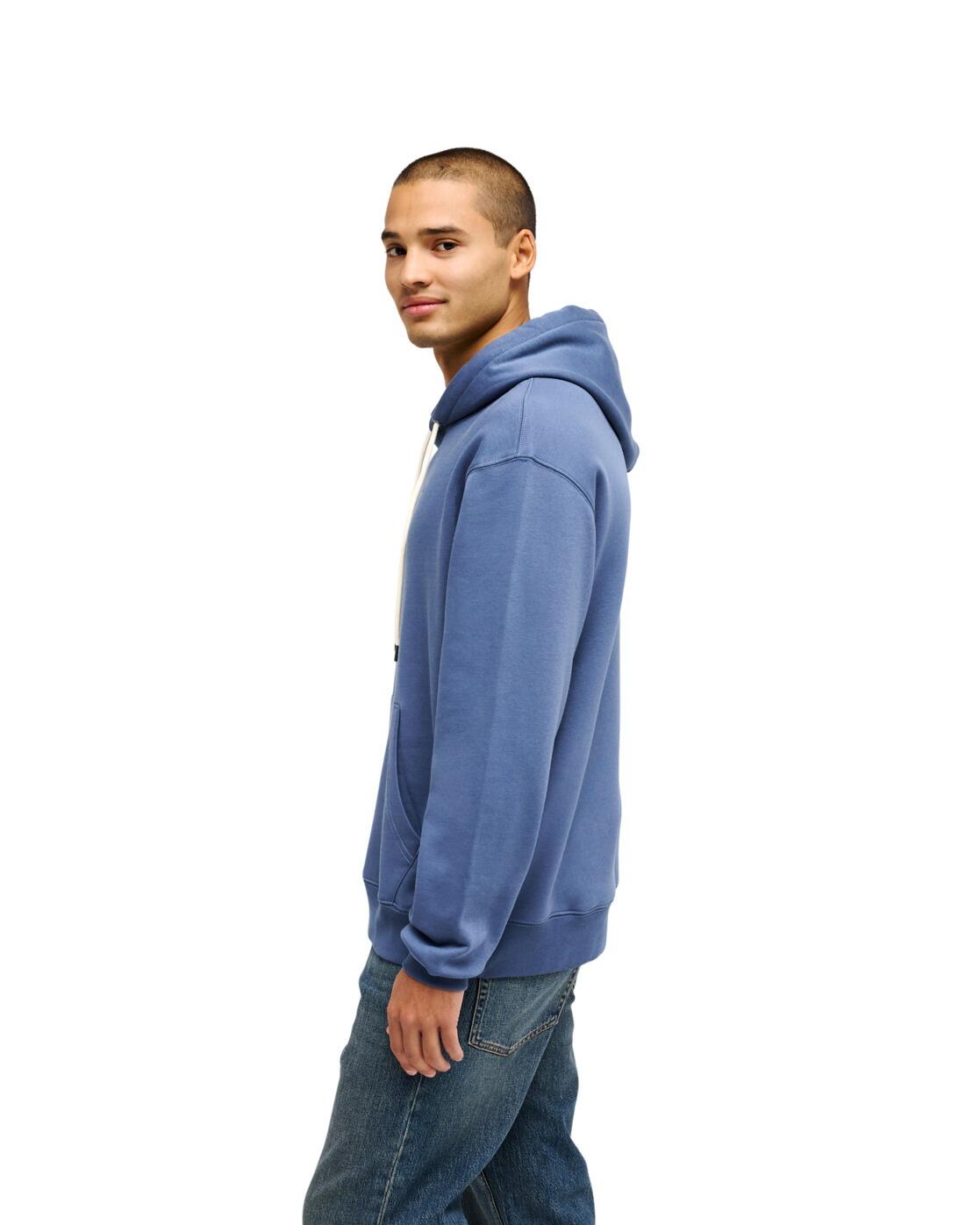 Sudadera con capucha SALT WATER Azul Hombre 3/4