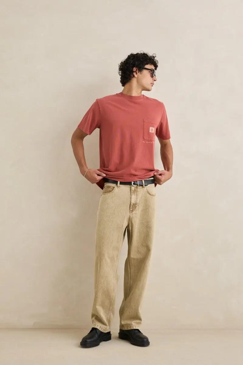 Vintage Pocket - T-shirt voor Mannen 5/7