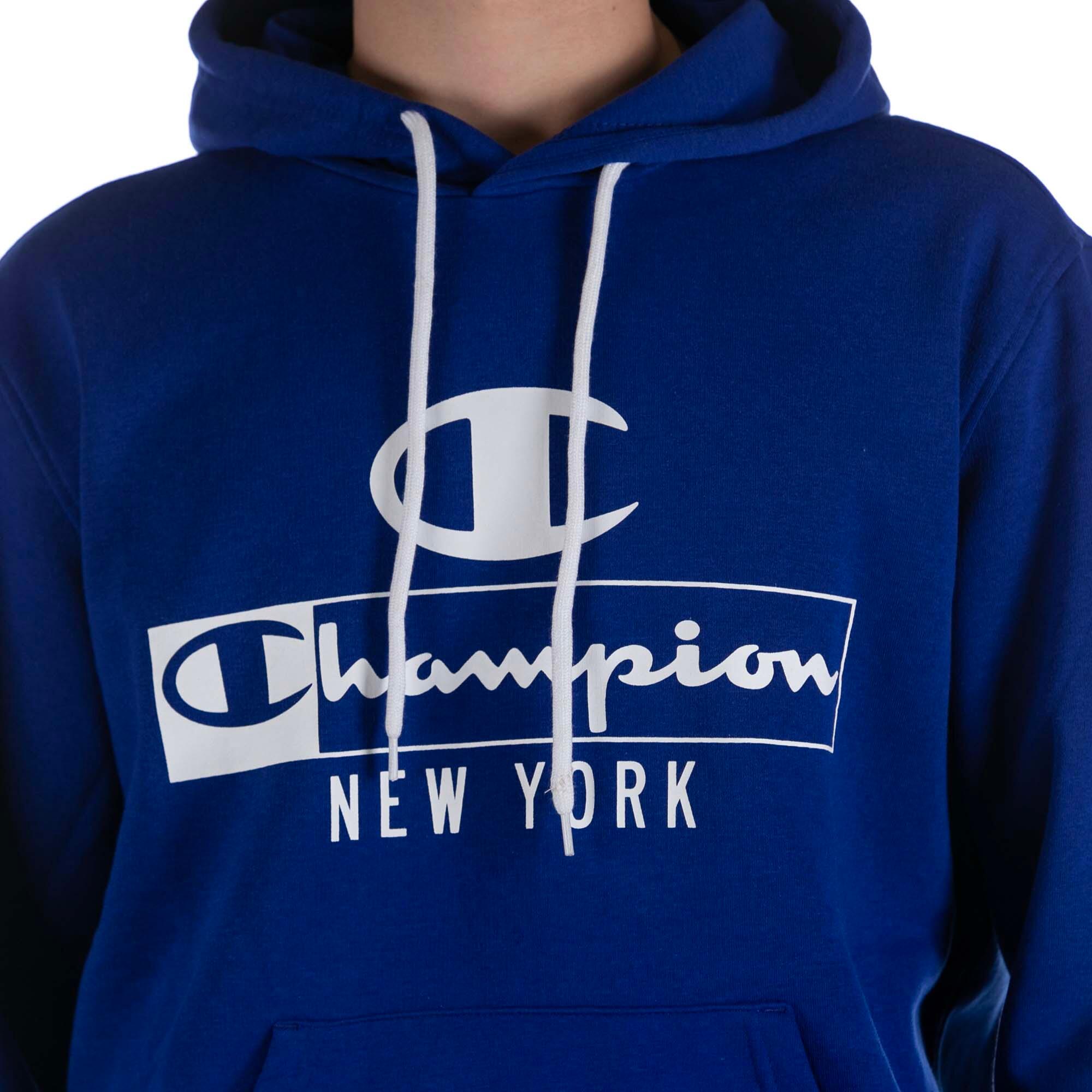Felpe Champion Hooded Sweatshirt Royal Blu Adulto 4/4