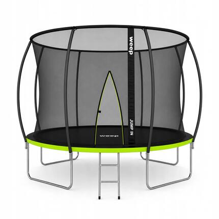 Trampolina Domowa Dla Dzieci Do Ogrodu Z Siatką Wewnętrzną - Weep 366cm 12