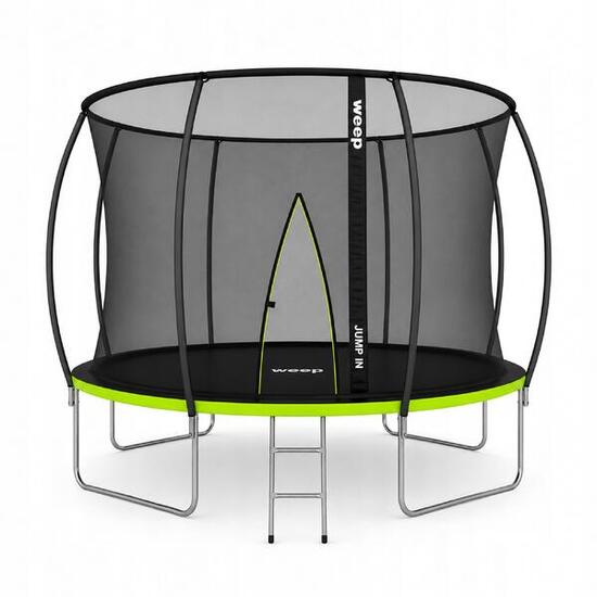 Trampolina Domowa Dla Dzieci Do Ogrodu Z Siatką Wewnętrzną - Weep 366cm 12