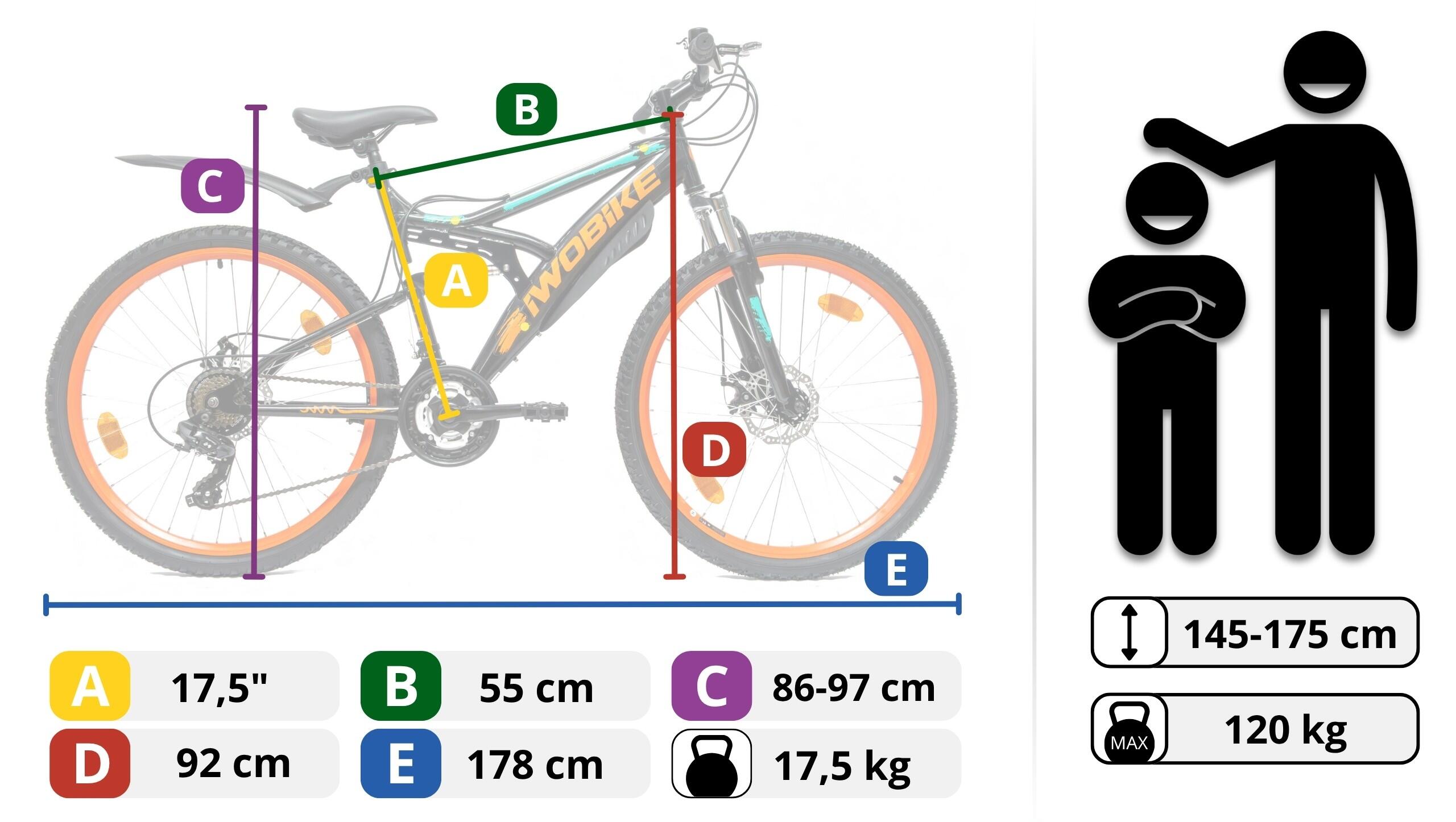 Rower Górski MTB Blaze Koła 26" 7/7