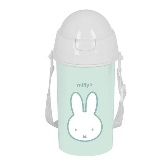 Borraccia Bambini Miffy Niebla Blanca con Pajita e Apertura Automática 05 L