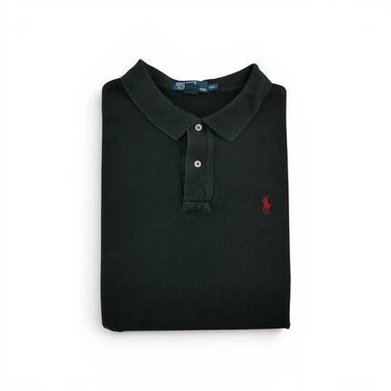 Seconde vie - Polo manches courtes Homme Noir - Très bon état