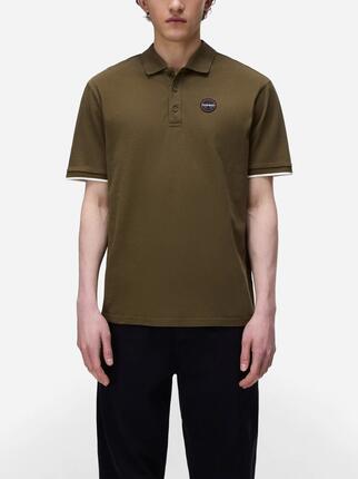 Polo Napapijri E-badge Ss 1 White Heron