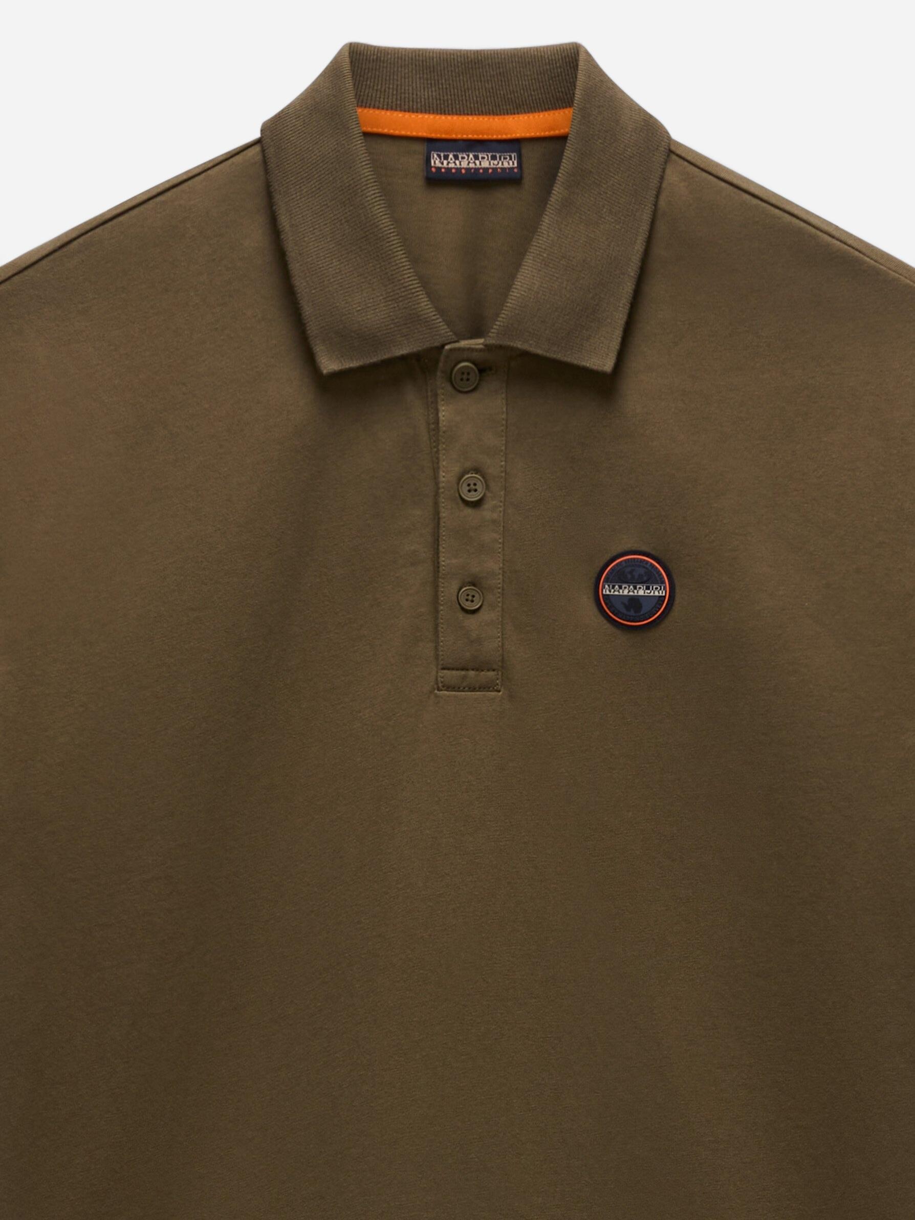 Polo Napapijri E-badge Ss 1 Dark Olive 6/6