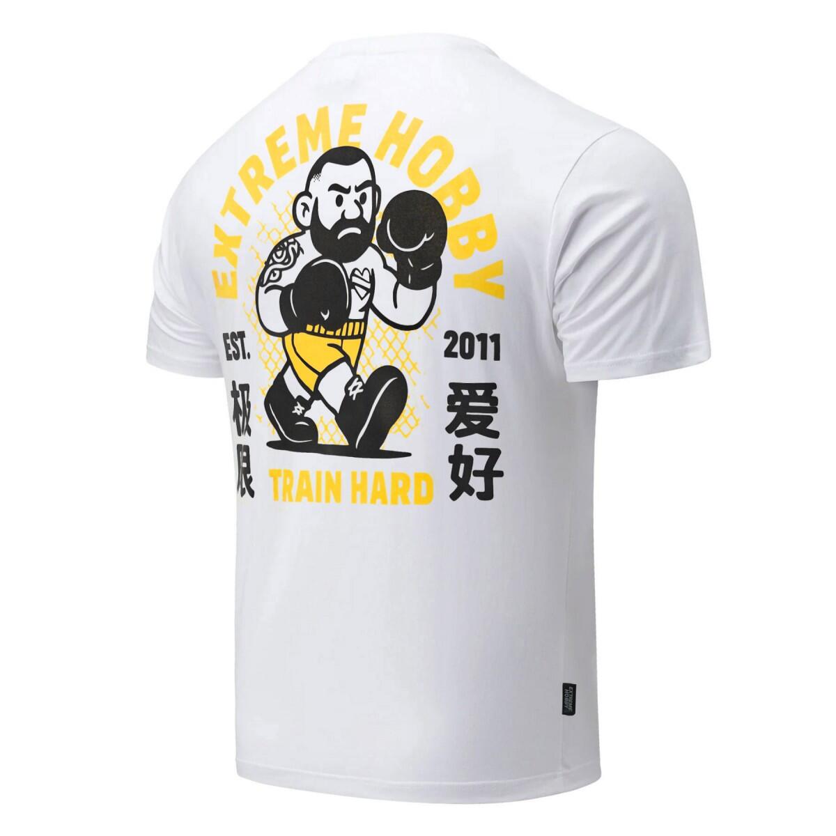 Katoenen T-shirt voor heren EXTREME HOBBY TRAIN HARD 2/7