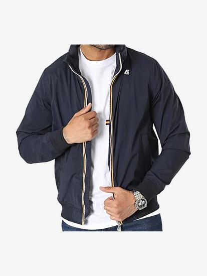 Blouson K-WAY Amaury Stretch Nylon Jers K89 Depht Blue