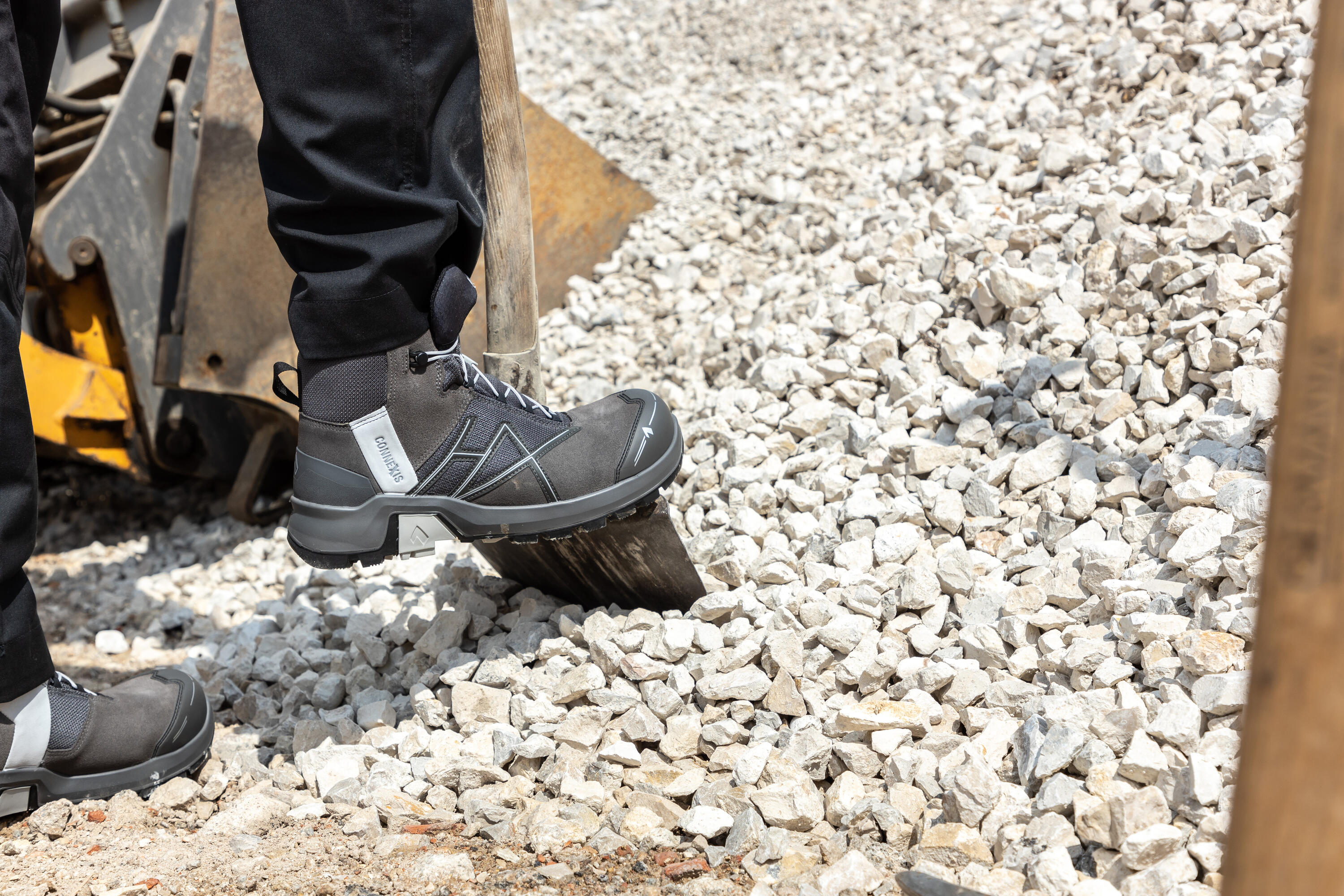 HAIX Veiligheidsschoenen Haix CONNEXIS Safety+ GTX middengrijs/zilver 3/4