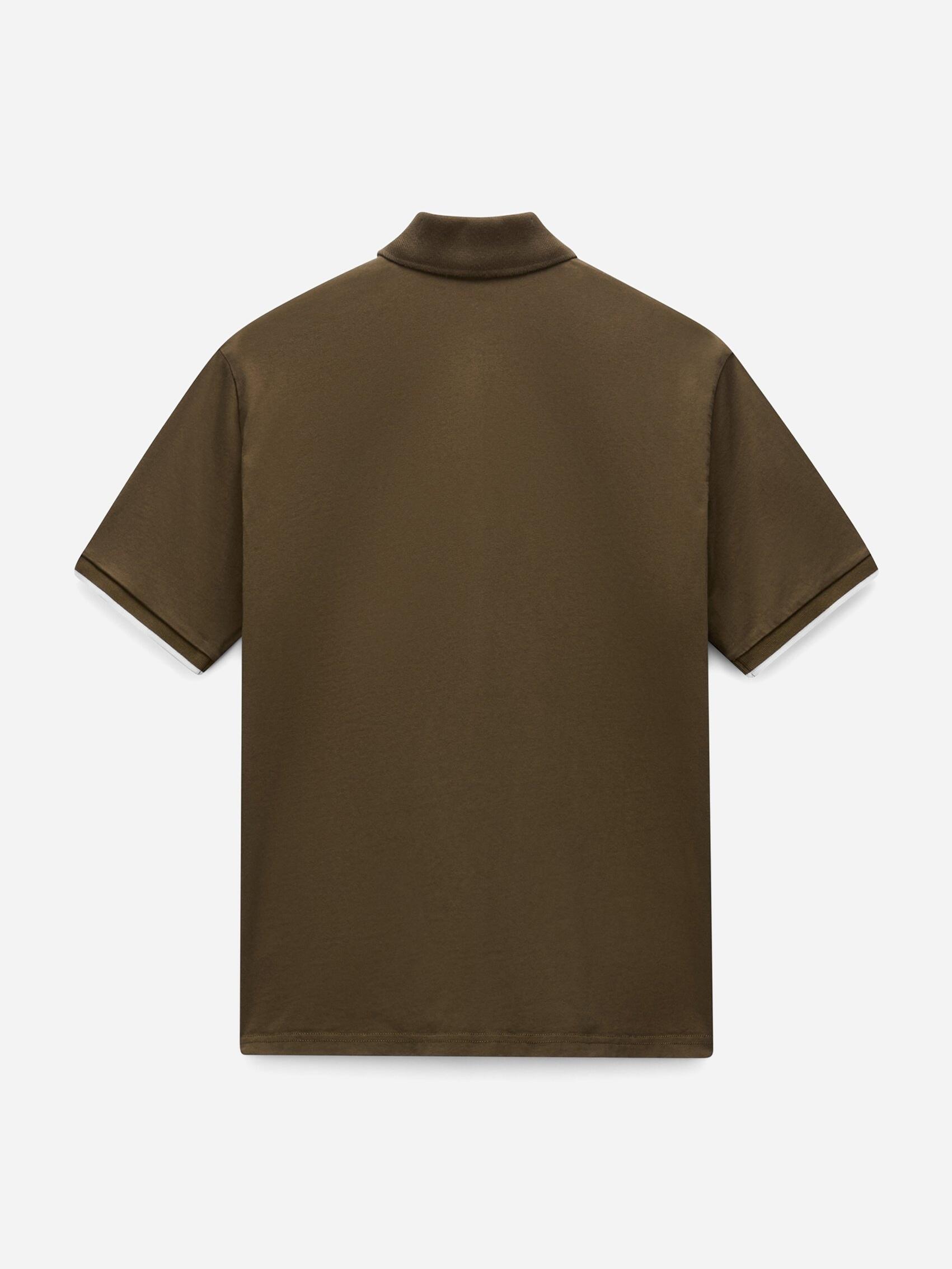 Polo Napapijri E-badge Ss 1 Dark Olive 5/6