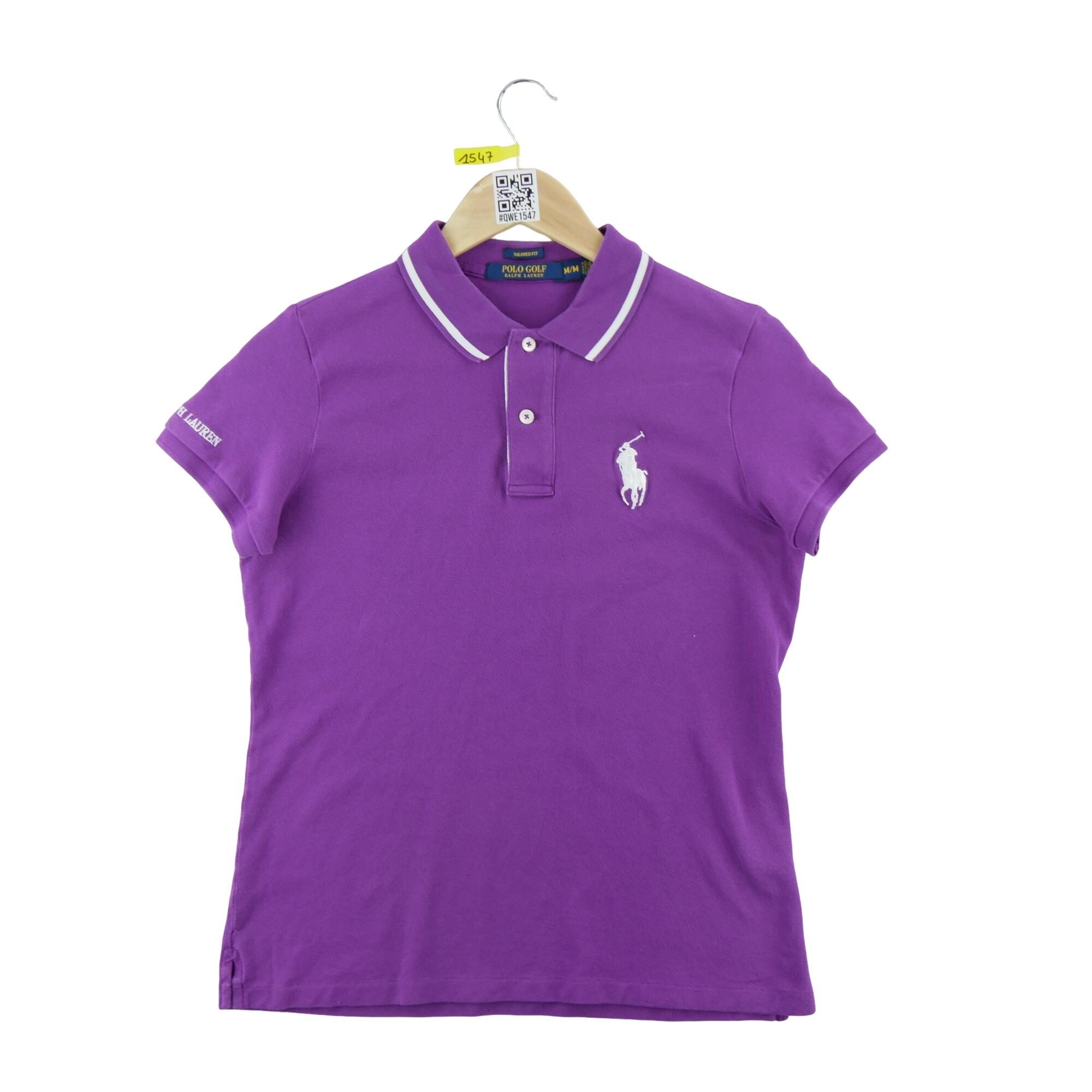 Tweedehands - Polo Ralph Lauren heren polo korte mouw paarse - Goede staat 2/7
