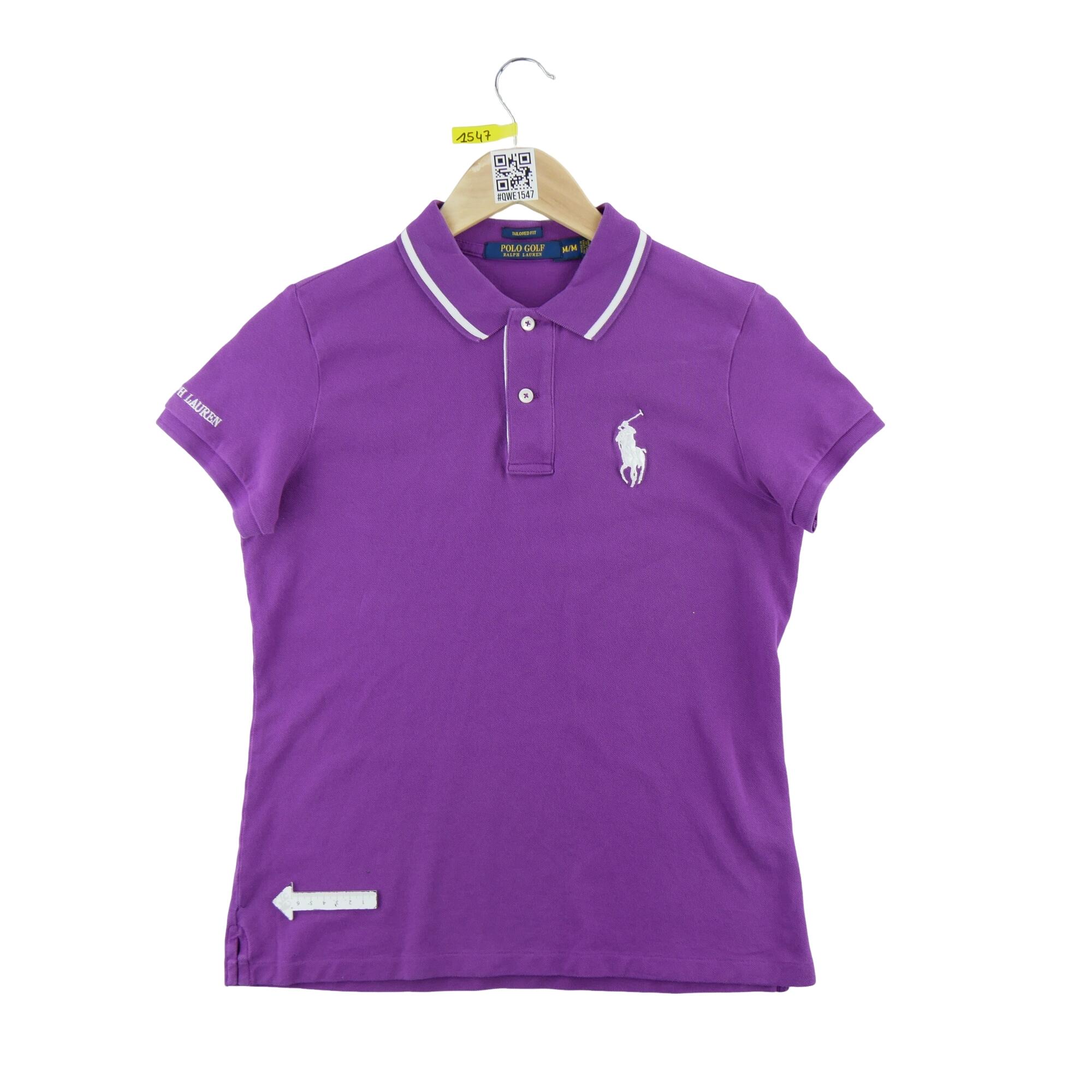 Tweedehands - Polo Ralph Lauren heren polo korte mouw paarse - Goede staat 5/7