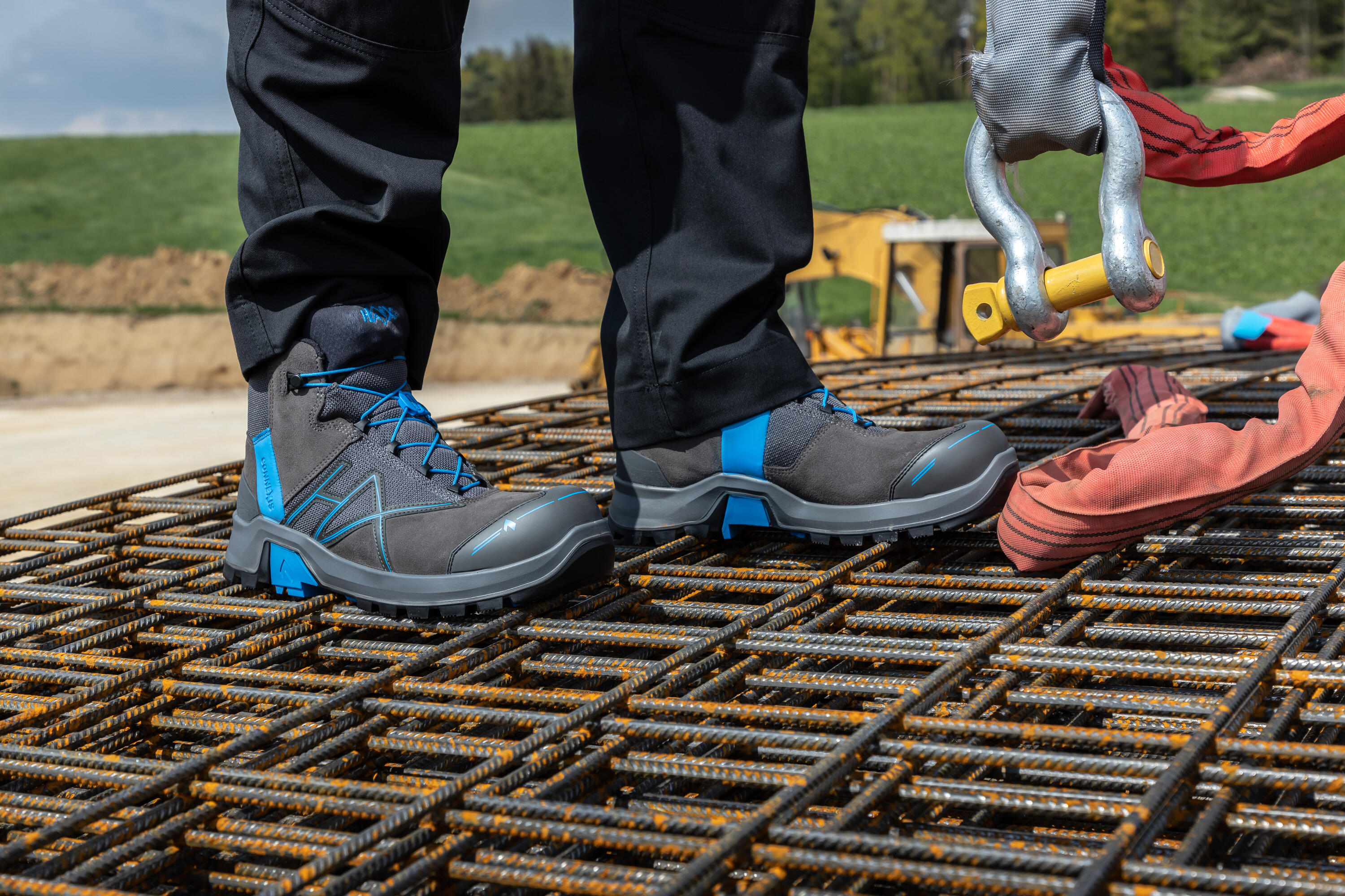 HAIX Veiligheidsschoenen Haix CONNEXIS Safety+ GTX middengrijs/blauw 3/3