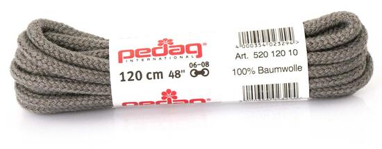 Pedag ronde stevige veters 120 cm katoen