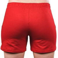 Short Prezentare PEAK  Bumbac Dama Rosu