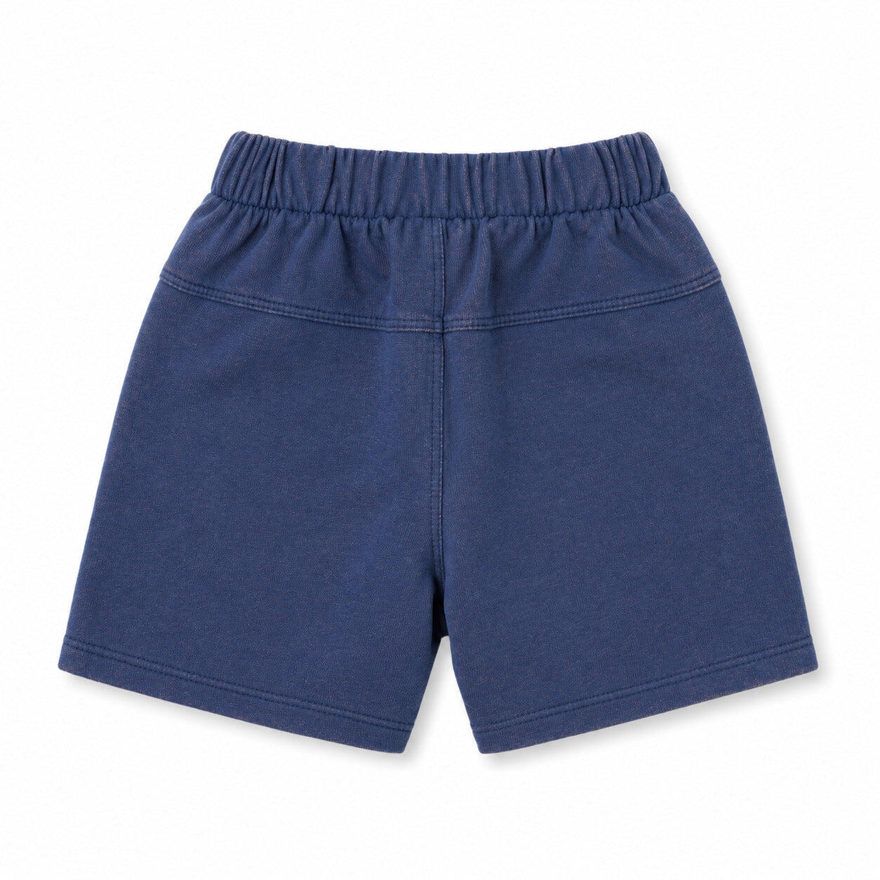 Bermuda infantil azul con parches tropicales 5/5