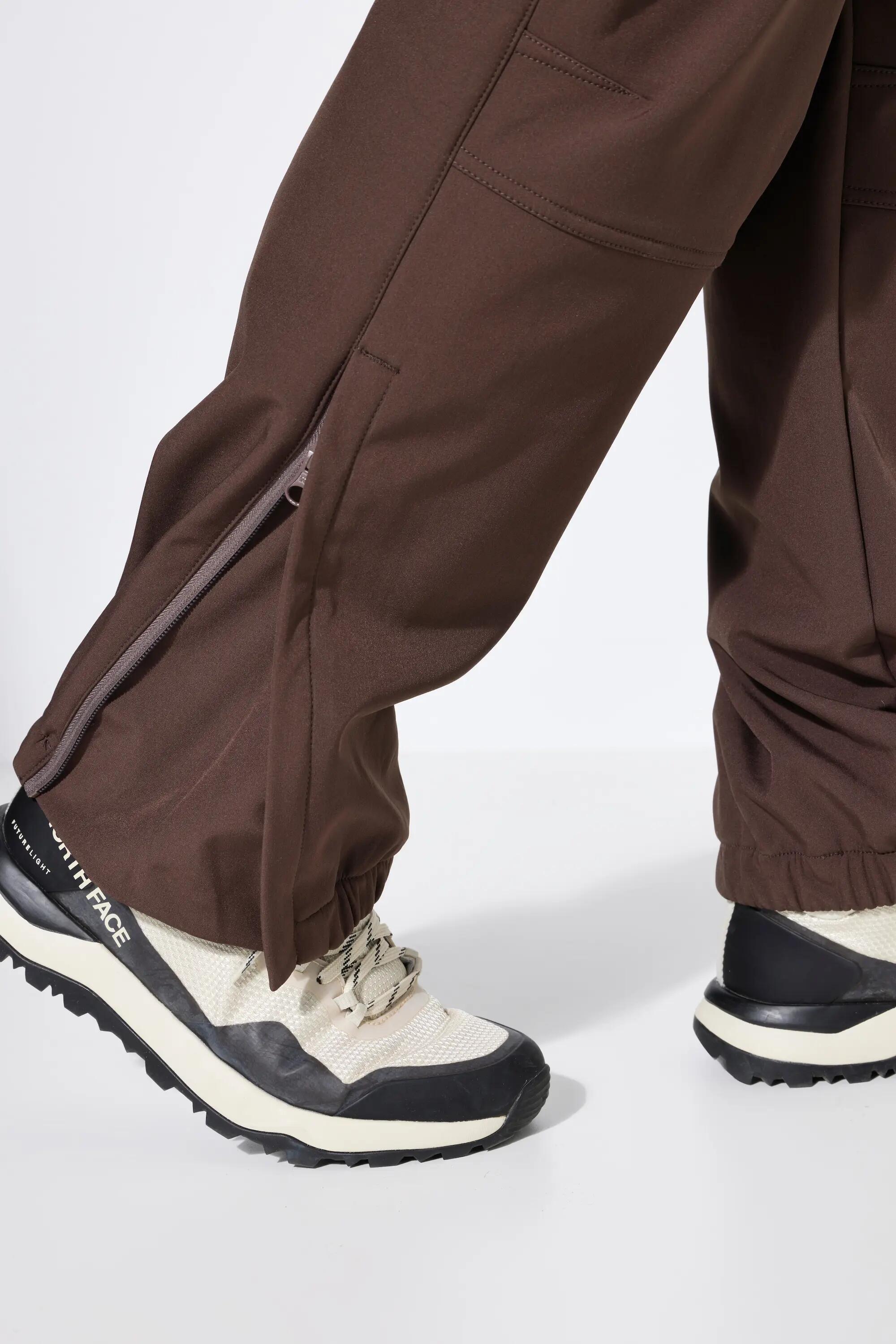 Dames Softshell-broek waterafstotend voorgevormde knieën fleece voering 4/13