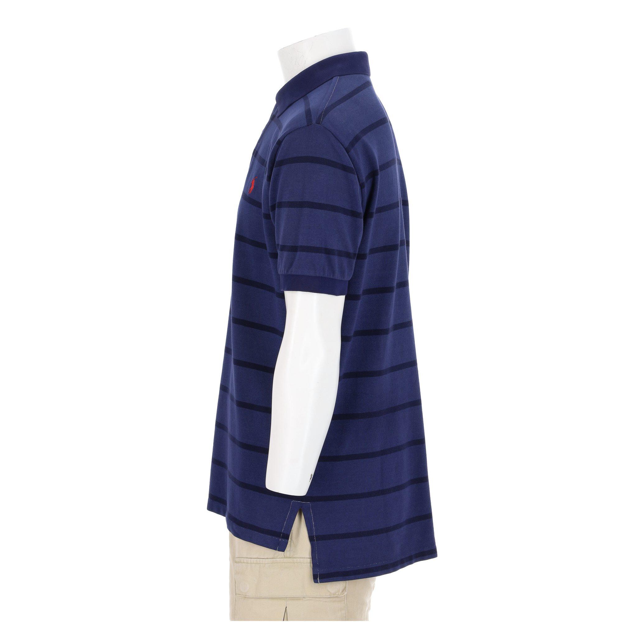 Tweedehands - Polo Ralph Lauren korte mouwen heren polo blauw marine - Als nieuw 3/7