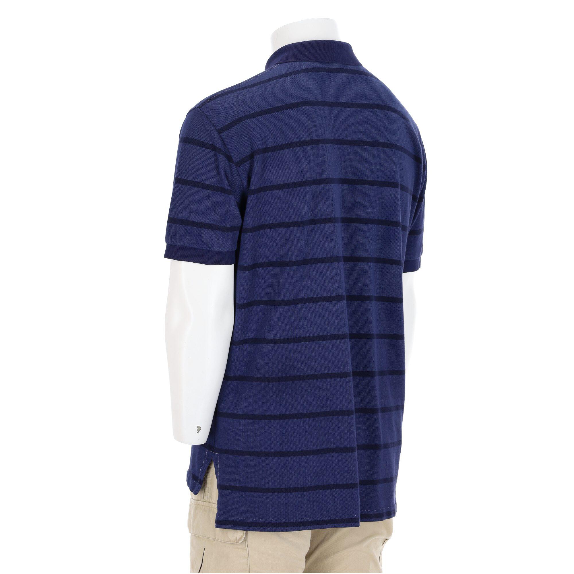 Tweedehands - Polo Ralph Lauren korte mouwen heren polo blauw marine - Als nieuw 5/7