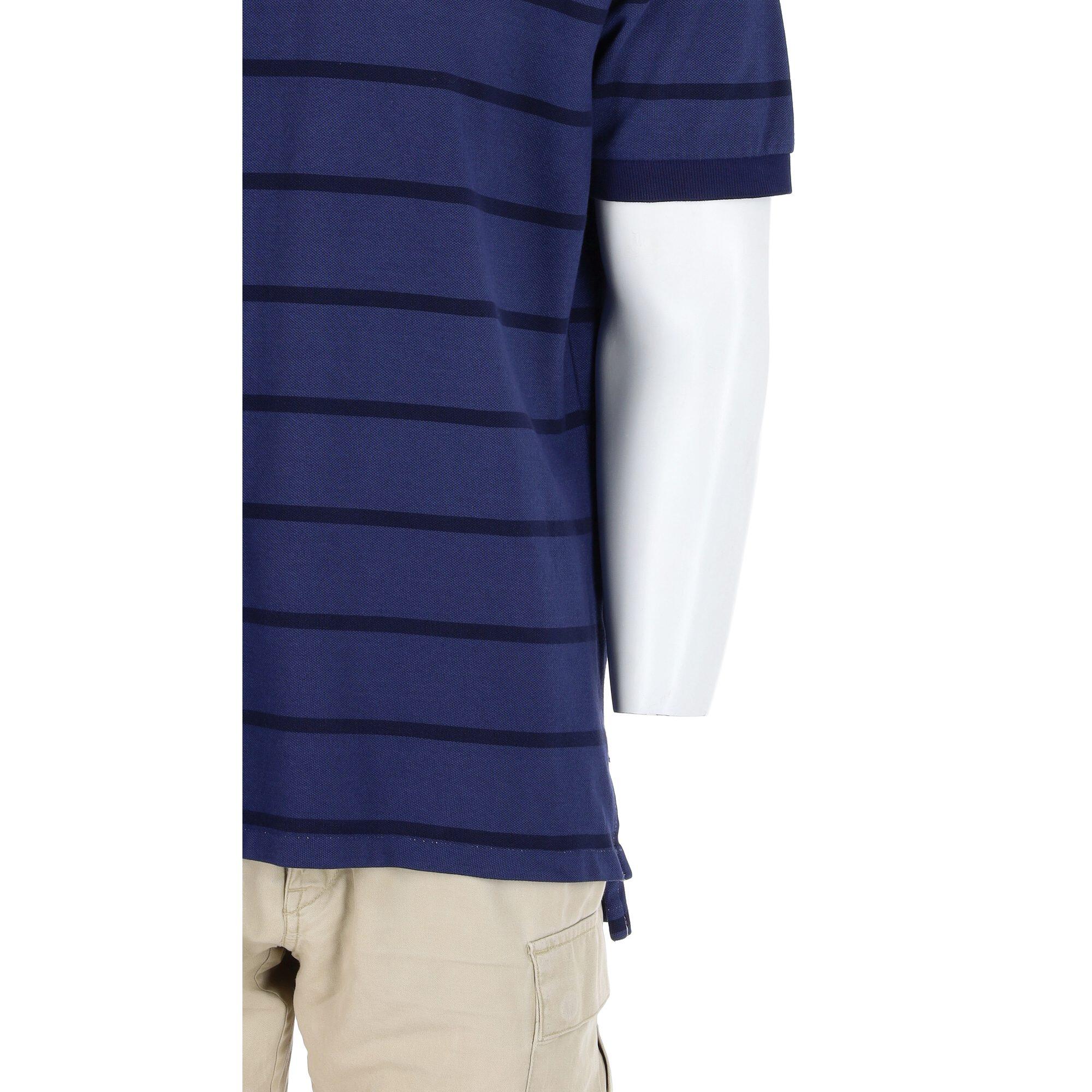 Tweedehands - Polo Ralph Lauren korte mouwen heren polo blauw marine - Als nieuw 7/7