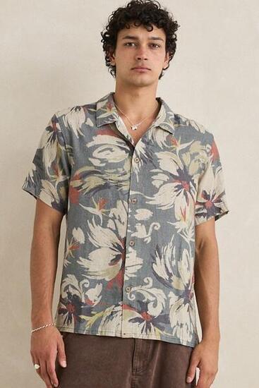 Tropical Camo SS - Chemise Homme