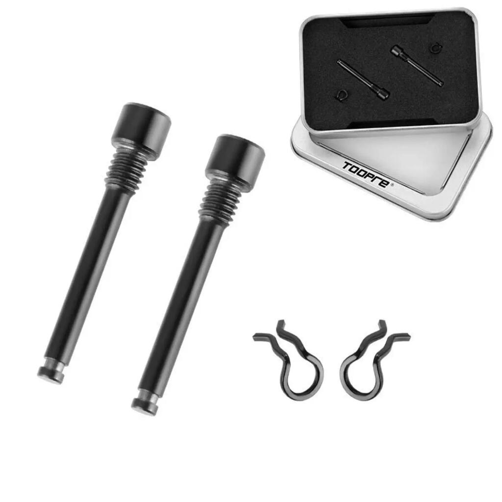 Brake caliper bolts M4 titanium TC4 with circlips set of 2 - Shimano compatible
