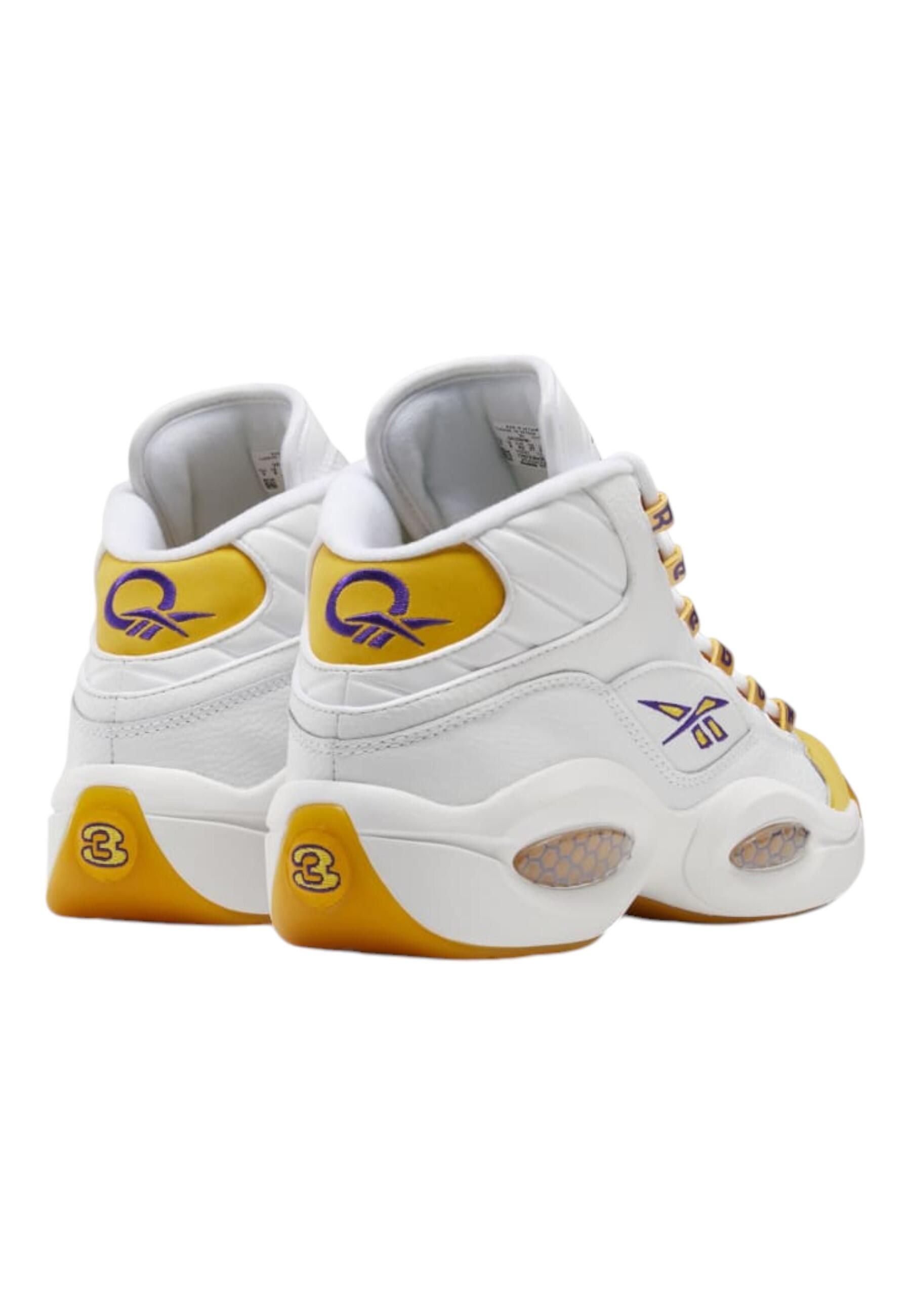 Reebok - Sneakers QUESTION MID in pelle per uomo 3/6