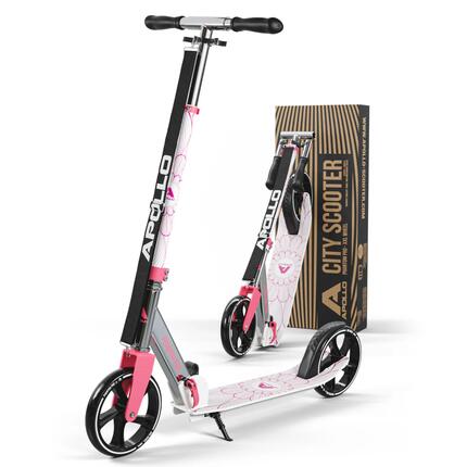 Trottinette Apollo City Phantom – enfant pliable avec guidon réglable