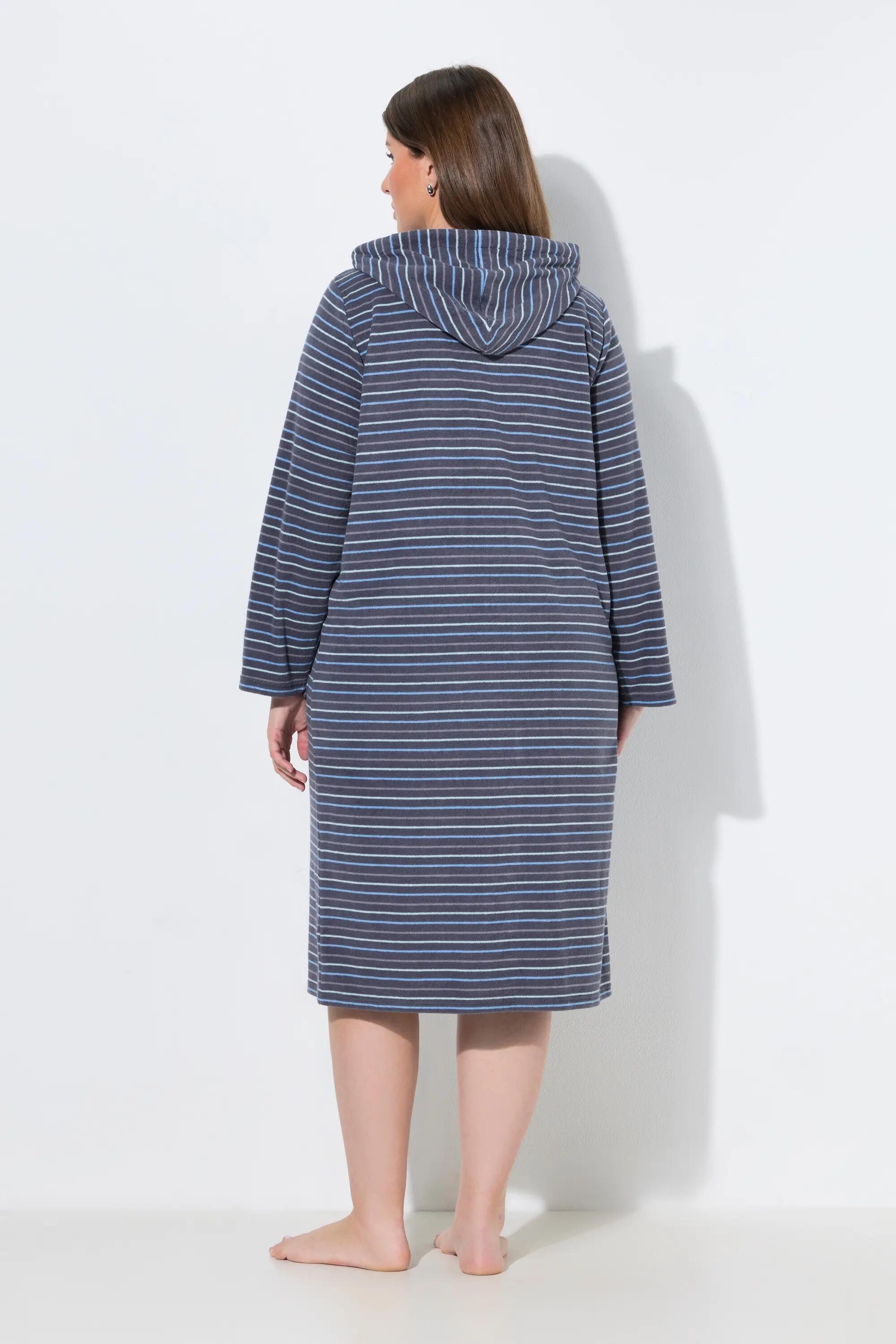 Femme Peignoir à manches longues en tissu éponge 2/7