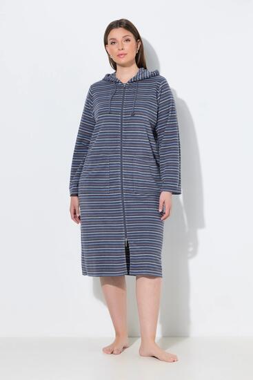 Femme Peignoir à manches longues en tissu éponge