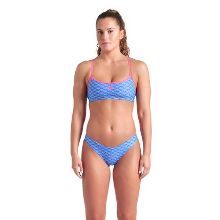 Arena New Monogram Zweiteiliger Badeanzug Blau Damen