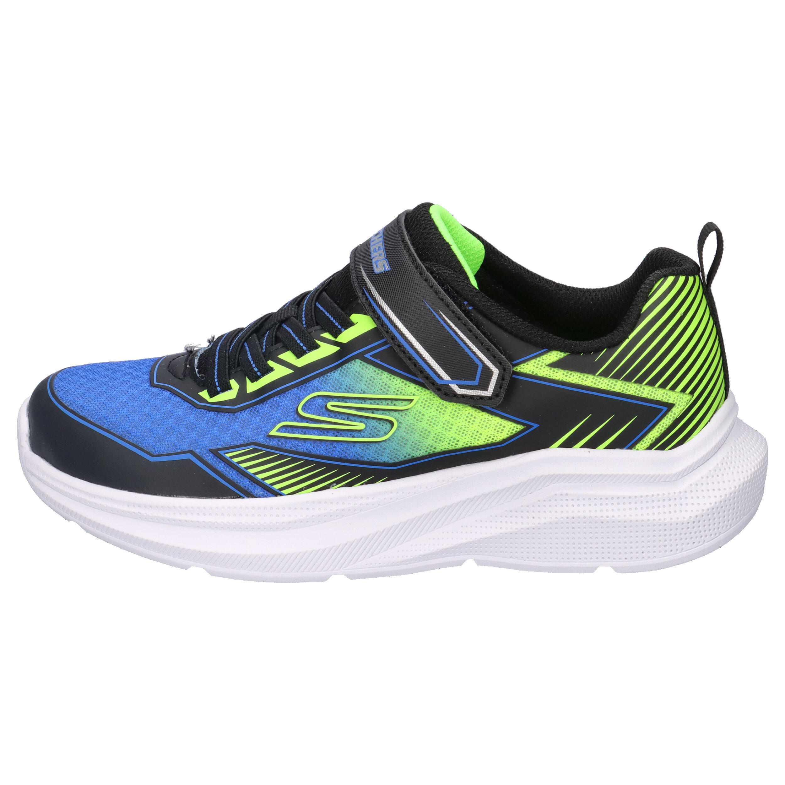 Skechers Kinder Microspec Velocity Grid-Drift Sneaker 404127L BBLM 10/15
