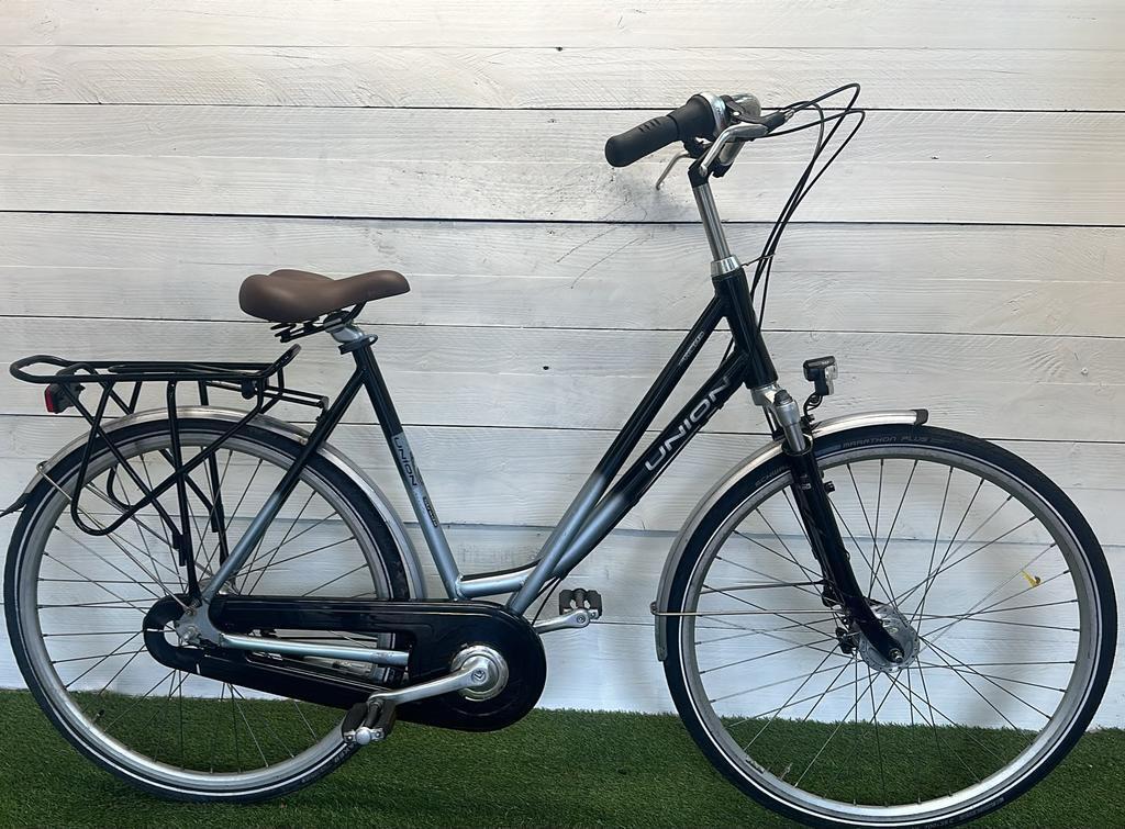 Union stadsfiets bike, zwart 3/3