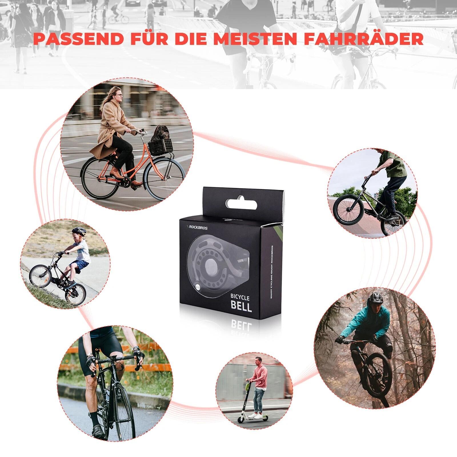 ROCKBROS Fahrradklingel MTB Rennrad Kinder Glocke 5/6
