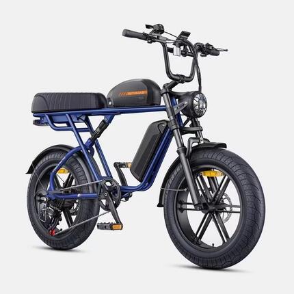 Elektrische Fiets M1 48V 28.6Ah Dubbele Accu 170km 20x4 Fat Hydraulisch