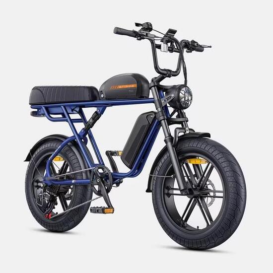 Elektrische Fiets M1 48V 28.6Ah Dubbele Accu 170km 20x4 Fat Hydraulisch
