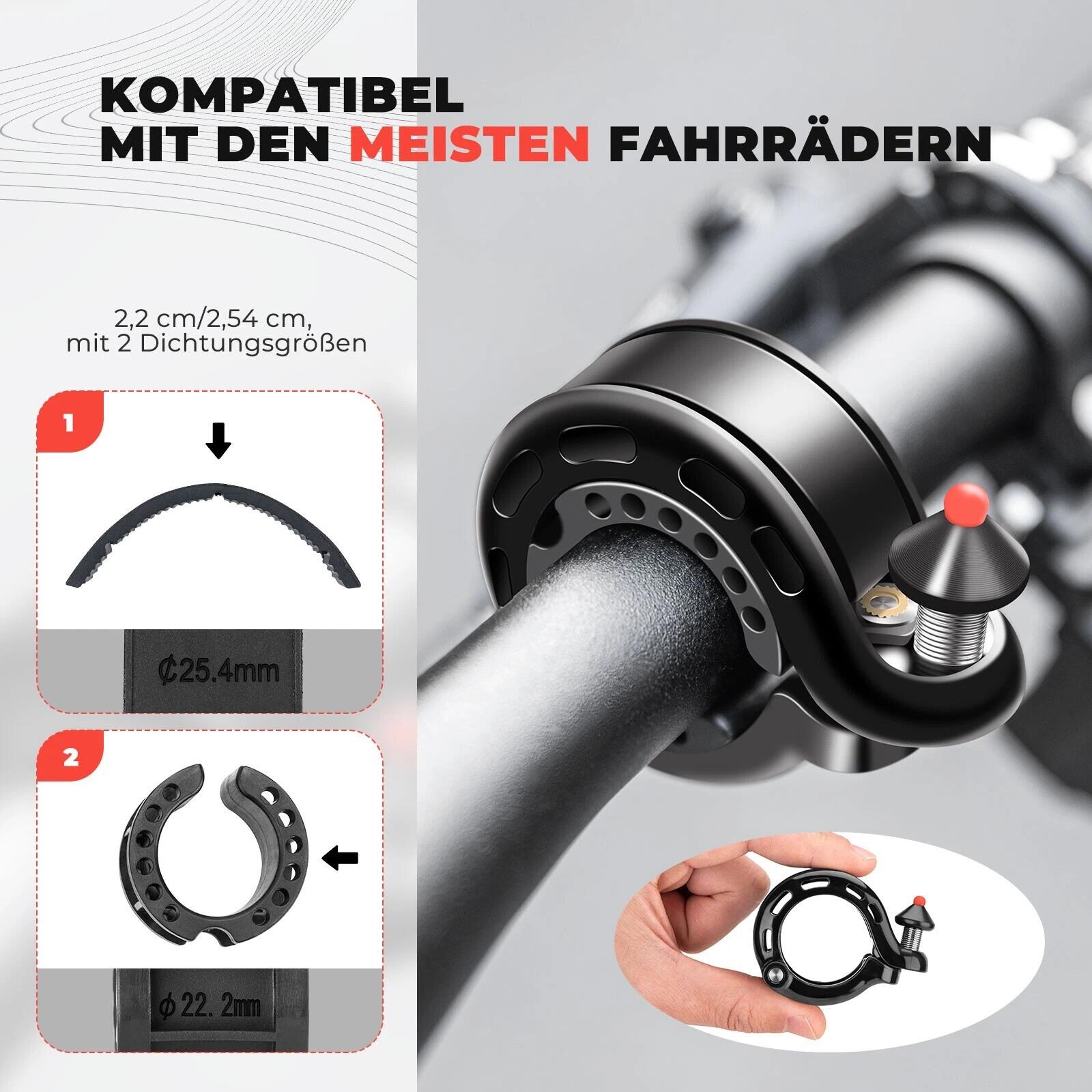 ROCKBROS Fahrradklingel MTB Rennrad Kinder Glocke 4/6