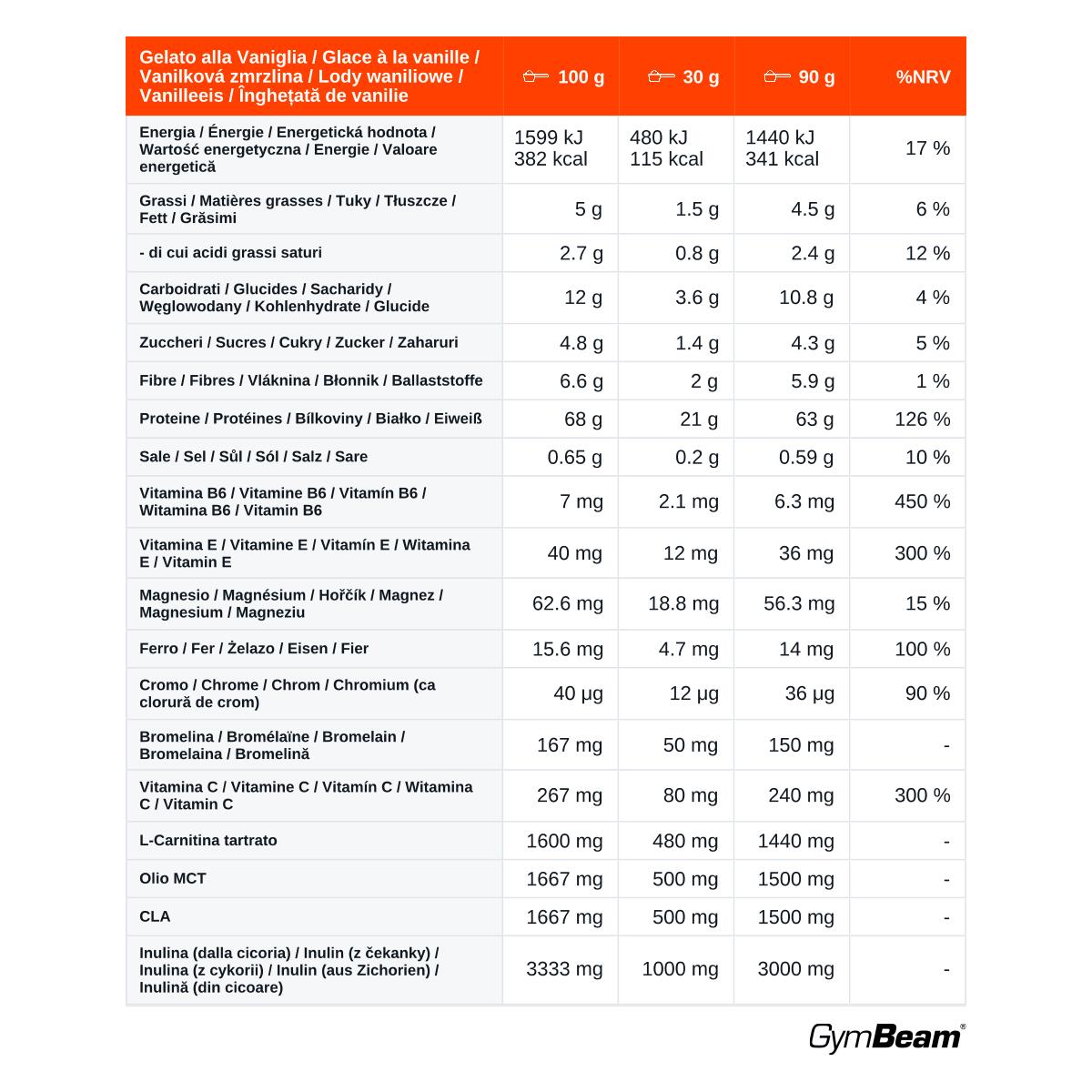 Proteine del siero di latte Yum Yum Whey in polvere 1000 g 2/3