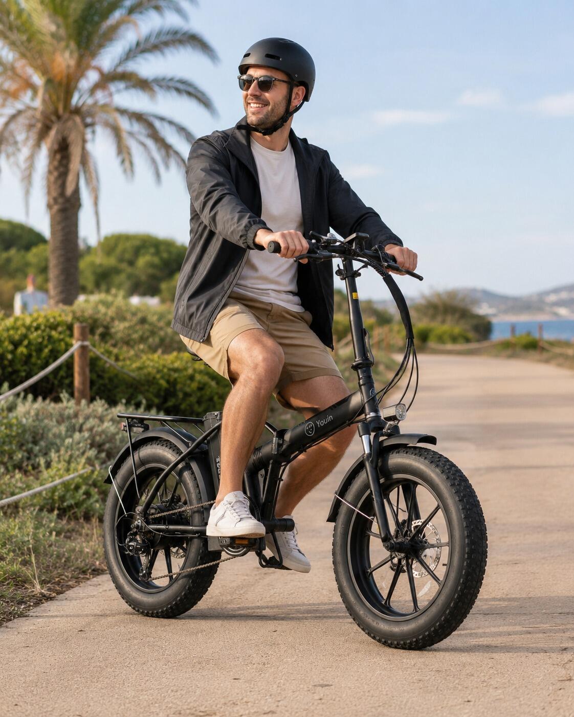 Bicicleta eléctrica Youin Texas Fat bike plegable 250W 45km 20" 7v Segunda vida 6/6